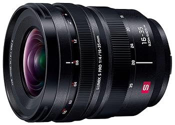 【中古】パナソニック(Panasonic) 超広角望遠レンズ フルサイズミラーレス一眼 Lマウント取り合わせ用 ルミックス LUMIX S PRO 16-35粍 F4 黒いこと S-R1