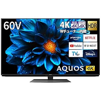【中古】シャープ 60V型 4K 液晶 テレビ AQUOS 4T-C60DN1 N-Blackパネル 倍速液晶 Android TV (2021年モデル)｜IINEX