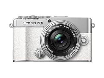 【中古】(人並み外れたに好いたらしい)OM SYSTEM/オリンパス OLYMPUS PEN E-P7 14-42粍 EZ水晶体一揃いの道具 白いこと