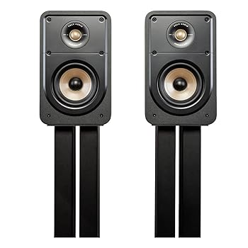 【中古】豚肉オーディオ POLK AUDIO SIGNATURE ELITE ES15 コンパクトブックシェルフスピーカー 黒いこと ES15BLK（2台1組）