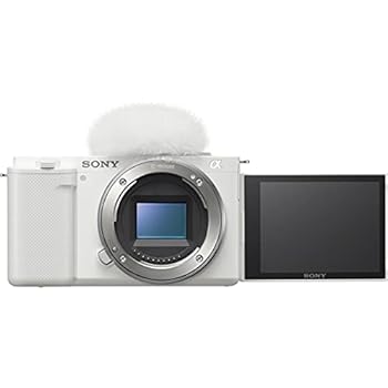 【中古】(人並み外れたに好いたらしい)SONY(ソニー) Vlog用写真機 水晶体取り替えっこ式VLOGCAM APS-C 銀鏡受け答え一眼写真機 ZV-E10 上半身(水晶体なし) 気流映写幕属する 白いこと ZV-E