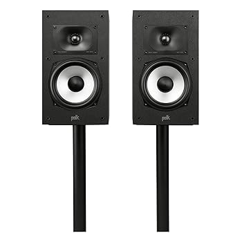 【中古】豚肉オーディオ POLK AUDIO Monitor XT続きもの ブックシェルフスピーカー 引っ敷き黒いこと MXT20（2台1組）