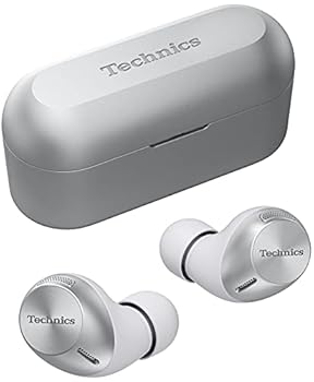【中古】テクニクス ワイヤレスイヤホン EAH-AZ40-S シルバー bluetooth マルチポイント IPX4 アプリ対応