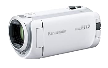 【中古】(非常に良い)パナソニック HDビデオカメラ 64GB ワイプ撮り 高倍率90倍ズーム ホワイト HC-W590MS-W