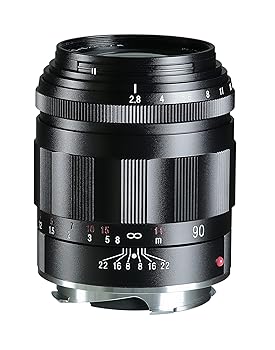 【中古】(人並み外れたに好いたらしい)Voigtlander フォクトレンダー APO-SKOPAR 90粍 F2.8 VM ライカM Mマウント 黒いこと