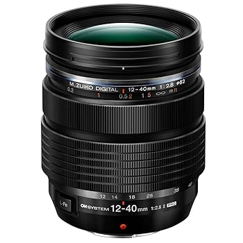 【中古】OM SYSTEM/オリンパス M.ZUIKO DIGITAL ED 12-40粍 F2.8 PRO II 黒いこと