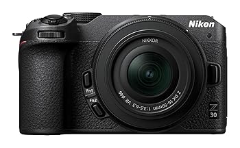 【中古】Nikon ニコン 鏡鑑受け答え一眼 Z30 ダブルズームキット Zマウント APS-C 映像 Vlog 手振れ手を加える黒いこと
