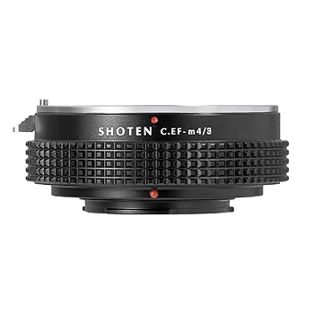 【中古】SHOTEN マウントアダプタ (キヤノンEFマウント水晶体 → マイクロフォーサーズ マウント取り替えっこ) CEF-m43
