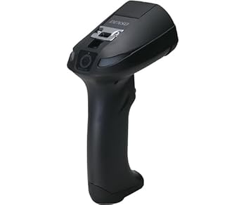 【中古】デンソー 2座標軸吊りひもスキャナー 黒いこと 牢固たる・高耐久 高速道路読み込む ACアダプター付 5m有線テレビ RS232C GT20Q-SMR-S5 1個