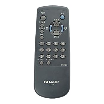 【中古】【非常に良い】0106380031 RRMCG1247CESB テレビリモコン シャープ SHARP｜IINEX