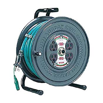【中古】【非常に良い】ハタヤ アッパーリール 単相100Vアース付 3.5sq 20m PS201K wgteh8f｜IINEX