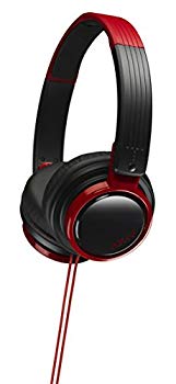 【中古】JVC HA-S200-BR 密閉型ヘッドホン 折りたたみ式 DJユースモデル ブラック&レッド i8my1cf｜IINEX