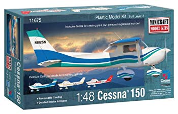 【中古】プラッツ 1/48 セスナ150 (アメリカ&カナダマーキング付) プラモデル khxv5rg|IINEX