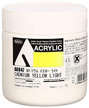 【中古】ホルベイン アクリル絵具 アクリリックカラー カドミウムイエローライト AU847 330ml khxv5rg|IINEX