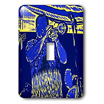 【中古】【非常に良い】3drose LSP 164440?_ 1?Trumpet Player Wドラマーブルーイエローヴィンテージライトスイッチカバー 9jupf8b|IINEX