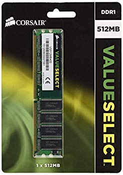 【中古】【非常に良い】CORSAIR PC3200 512MB 32Mx64 non-ECC 184ピンDIMM unbuffered VS512MB400 cm3dmju｜IINEX