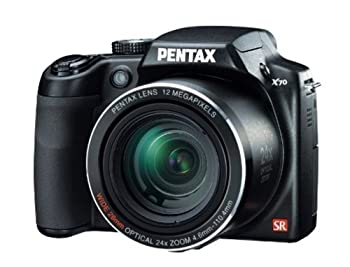 【中古】【非常に良い】PENTAX デジタルカメラ X70 1200万画素 光学24倍ズーム X70｜IINEX