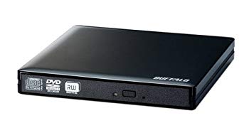 【中古】BUFFALO USB2.0用 外付けポータブルDVDドライブ DVSM-PN58U2V-BK 2mvetro｜IINEX