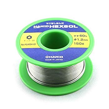 【中古】【人並み外れたに好いたらしい】白光(HAKKO) ステンレス鋼用はんだ ヤニなし 150g 差しわたし1.2粍 FS404-01 wyw801m