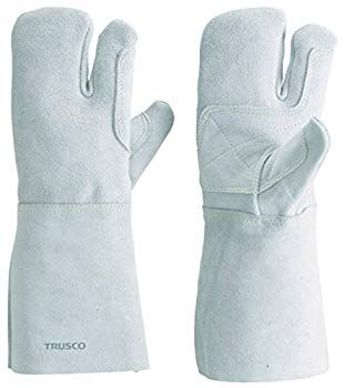 【中古】【人並み外れたに好いたらしい】TRUSCO(トラスコ) ケブラー糸当てはめる溶接グローブ 3本指 裏綿付 KEVY-T3 z2zed1b