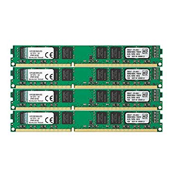 【中古】【非常に良い】キングストン Kingston デスクトップPC用メモリ DDR3-1333 (PC3-10600) 8GBx4枚 CL9 1.5V Non-ECC DIMM 240pin KVR1333D3N9K4/32G 永久保証 tf8su2k｜IINEX