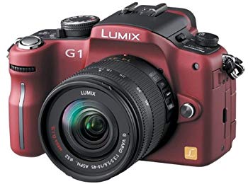 【中古】パナソニック デジタル一眼カメラ LUMIX (ルミックス) G1 レンズキット コンフォートレッド DMC-G1K-R 6g7v4d0|IINEX