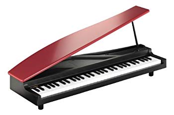 【中古】【非常に良い】KORG MICROPIANO マイクロピアノ ミニ鍵盤61鍵 レッド 61曲のデモソング内蔵 自動演奏可能 wgteh8f|IINEX