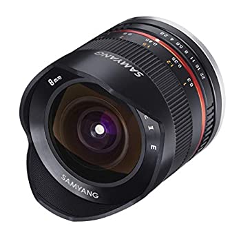 【中古】【非常に良い】SAMYANG 単焦点魚眼レンズ 8mm F2.8 II ブラック フジフイルム X用 APS-C用|IINEX