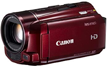 【中古】【非常に良い】Canon デジタルビデオカメラ iVIS HF M51 レッド 光学10倍ズーム フルフラットタッチパネル IVISHFM51RD tf8su2k|IINEX