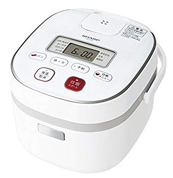 【中古】【非常に良い】シャープ 炊飯器 0.54Lタイプ ホワイト系 KS-C5H-W qqffhab|IINEX