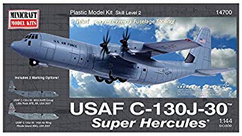 【中古】【非常に良い】プラッツ 1/144 アメリカ空軍 C-130J-30 スーパーハーキュリーズ プラモデル MC14700 d2ldlup｜IINEX