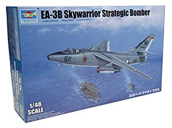 【中古】トランペッター 1/48 アメリカ海軍 EA-3B スカイウォーリア プラモデル qqffhab｜IINEX