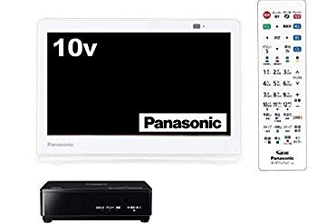 【中古】【非常に良い】パナソニック 10V型 液晶 テレビ プライベート・ビエラ UN-10CE8-W 2018年モデル z2zed1b｜IINEX