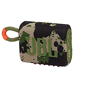 【中古】JBL GO3 Bluetoothスピーカー USB C充電/IP67防塵防水/パッシブラジエーター搭載/ポータブル/スクワッド JBLGO3SQUAD｜IINEX