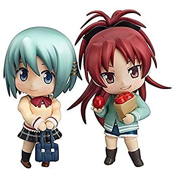 【中古】【非常に良い】ねんどろいど 美樹さやか 制服Ver.＆佐倉杏子 私服Ver.セット（ワンダーフェスティバル 2014［夏］、GOOD SMILE ONLINE SHOP 限定） d2ldlup｜IINEX