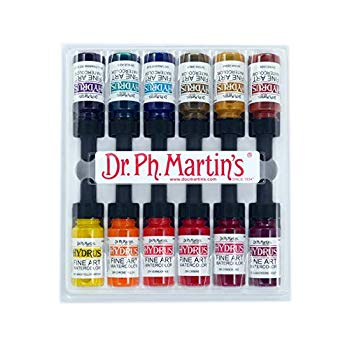 【中古】Dr. Ph. Martin's Hydrus Fine Art Watercolor 0.5 oz Set of 12 (Set 3) i8my1cf|IINEX