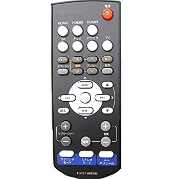 【中古】【非常に良い】Artshu ヤマハAVホームシアターコントローラー用リモコン FSR31 WR87820｜IINEX