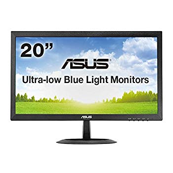 【中古】ASUS 19.5型WXGAディスプレイ ( 応答速度5ms / ブルーライト低減 / 1366&times;768 / DVI-D&times;1D-sub&times;1 / 3年保証 ) VX207NE qqffhab｜IINEX