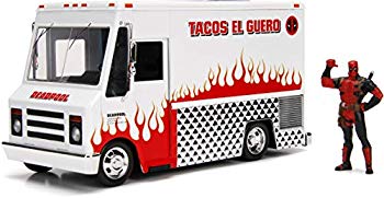【中古】JADA TOYS 1/24 DEADPOOL TACO TRUCK WITH DEADPOOL FIGURE デッドプール&タコトラック mxn26g8｜IINEX