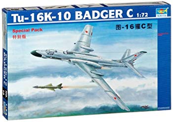 【中古】トランペッター 1/72 ツポレフ Tu-16K10 バジャーC 爆撃機 プラモデル g6bh9ry|IINEX