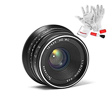 【中古】7artisans 25mm F1.8 Fujiカメラ用レンズ APS-C 富士フイルム マニュアルフォーカス プライム固定レンズ X-A1 X-A10 X-A2 X-A3 X-at X-M1 XM2 X- n5ksbvb｜IINEX
