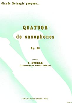 【中古】アントニン・ドヴォルザーク : 四重奏曲 アメリカ 作品96 (サクソフォン四重奏) アンリ・ルモアンヌ出版｜IINEX