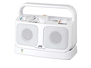 【中古】【非常に良い】JVC SP-A850-W テレビ用ワイヤレススピーカー みみ楽シリーズ ホワイト d2ldlup|IINEX