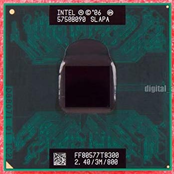 【中古】インテル Intel Core 2 Duo Mobile T8300 2.40GHz SLAPA 6g7v4d0｜IINEX