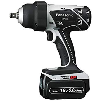 【中古】パナソニック インパクトレンチ 充電式 18V EZ7552LJ2S-H w17b8b5｜IINEX