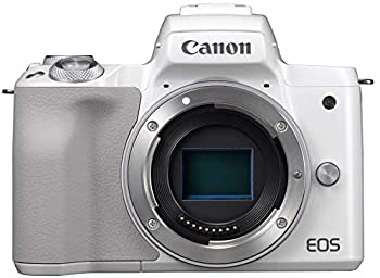 【中古】Canon ミラーレス一眼カメラ EOS Kiss M ボディー ホワイト EOSKISSMWH-BODY|IINEX