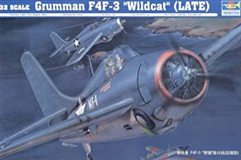 【中古】【非常に良い】トランペッター 1/32 グラマン F4F-3ワイルドキャット 後期型 プラモデル|IINEX