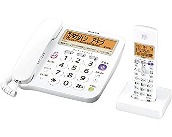 【中古】小ざかしい デジタルコードレス電話 子機1台付き添い人 1.9GHz DECT判定基準遣りくち 白いこと系 JD-V37CL ggw725x