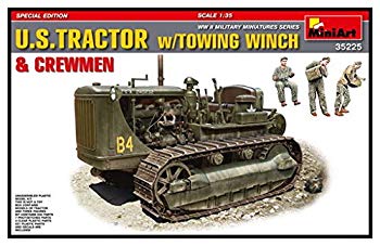 【中古】【非常に良い】ミニアート 1/35 米軍トラクター牽引ウインチ付 兵士3体付 MA35225 プラモデル ggw725x｜IINEX