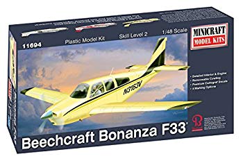 【中古】【非常に良い】ミニクラフト 1/48 ビーチクラフト ボナンザ F-33 プラモデル MC11694 z2zed1b｜IINEX